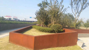 王五镇耐候钢挡土墙